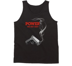 Who Shot Ghost Power Who Shot Jr Parody Tanktop