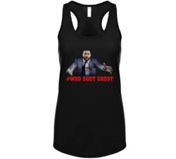 Who Shot Ghost Power Popular Tv Show Fan Womens Tanktop