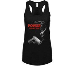 Who Shot Ghost Power Who Shot Jr Parody Womens Tanktop