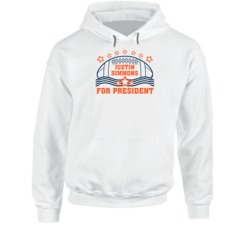Justin Simmons For President Defense Denver Football Fan Hoodie Justin Simmons For President Defense Denver Football Fan Hoodie