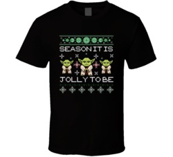 Yoda Season Jolly To Be Ugly Christmas Sweatser Star Wars Geek Gift T Yoda Season Jolly To Be Ugly Christmas Sweatser Star Wars Geek Gift T