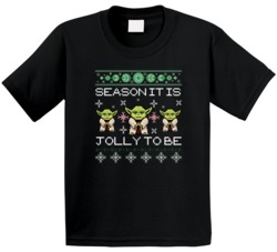 Yoda Season Jolly To Be Ugly Christmas Sweatser Star Wars Geek Gift Ki Yoda Season Jolly To Be Ugly Christmas Sweatser Star Wars Geek Gift Ki