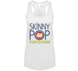 Skinny Pop Favorite Popcorn Snack Food Lovers Womens Tanktop Skinny Pop Favorite Popcorn Snack Food Lovers Womens Tanktop