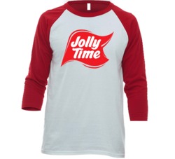 Jolly Time Favorite Popcorn Snack Food Lovers Raglan T Shirt Jolly Time Favorite Popcorn Snack Food Lovers Raglan T Shirt