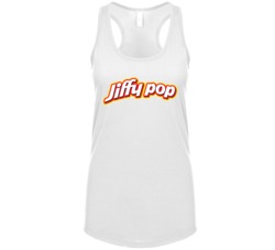 Jiffy Pop Favorite Popcorn Snack Food Lovers Womens Tanktop