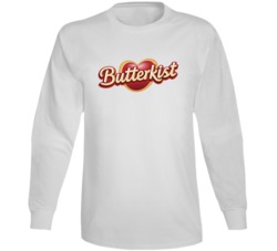 Butterkist Favorite Popcorn Snack Food Lovers Long Sleeve Butterkist Favorite Popcorn Snack Food Lovers Long Sleeve