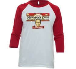 Newman's Own Favorite Popcorn Snack Food Lovers Raglan T Shirt Newman's Own Favorite Popcorn Snack Food Lovers Raglan T Shirt