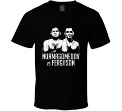 Nurmagomedov Vs Ferguson Mma Fight Card Poster Fan T Shirt Nurmagomedov Vs Ferguson Mma Fight Card Poster Fan T Shirt