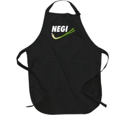 Negi Green Onion Leek Japanese Nike Logo Parody Cooking Kitchen Apron Negi Green Onion Leek Japanese Nike Logo Parody Cooking Kitchen Apron