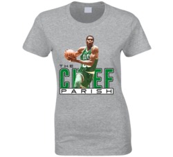 The Chief Robert Parish Boston Basketball Vintage Retro Worn Look Ladi
