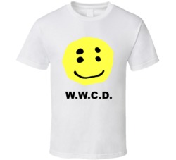 Wwcd Smiley Face Double Vision As Worn By Pharell Fan T Shirt Wwcd Smiley Face Double Vision As Worn By Pharell Fan T Shirt
