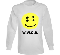 Wwcd Smiley Face Double Vision As Worn By Pharell Fan Long Sleeve Wwcd Smiley Face Double Vision As Worn By Pharell Fan Long Sleeve
