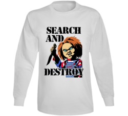 Chucky Search And Destroy Childs Play Movie Fan Long Sleeve Chucky Search And Destroy Childs Play Movie Fan Long Sleeve