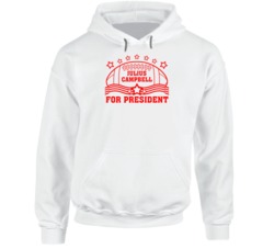 Julius Campbell For President Remember The Titans Movie Fan Hoodie Julius Campbell For President Remember The Titans Movie Fan Hoodie