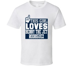 This Girl Loves Benny The Jet Rodriguez The Sandlot Movie Fan T Shirt This Girl Loves Benny The Jet Rodriguez The Sandlot Movie Fan T Shirt