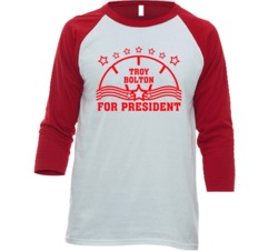 Troy Bolton For President High School Musical Movie Fan Raglan T Shirt Troy Bolton For President High School Musical Movie Fan Raglan T Shirt