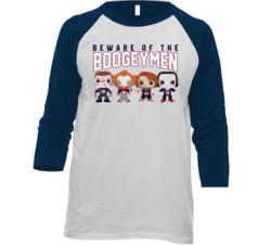 Beware Of The Boogeymen New England Football Defense Horror Mashup Fan Beware Of The Boogeymen New England Football Defense Horror Mashup Fan