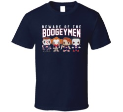 Beware Of The Boogeymen New England Football Defense Horror Mashup Fan Beware Of The Boogeymen New England Football Defense Horror Mashup Fan
