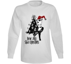 How Jack Stole Christmas Nightmare Before Christmas Movie Fan Long Sle How Jack Stole Christmas Nightmare Before Christmas Movie Fan Long Sle