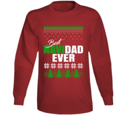 Best Navidad Dad Ever Cute Funny Father's Christmas Gift Long Sleeve Best Navidad Dad Ever Cute Funny Father's Christmas Gift Long Sleeve