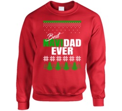 Best Navidad Dad Ever Cute Funny Father's Christmas Gift Crewneck Swea Best Navidad Dad Ever Cute Funny Father's Christmas Gift Crewneck Swea