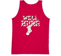 Well Hung Christmas Stocking Sassy Funny Christmas Tanktop Well Hung Christmas Stocking Sassy Funny Christmas Tanktop