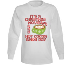It's A Christmas Movies And Hot Cocoa Kinda Day Cute Christmas Raglan It's A Christmas Movies And Hot Cocoa Kinda Day Cute Christmas Raglan
