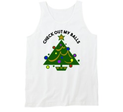 Check Out My Balls Christmas Tree Ornaments Funny Christmas Tanktop Check Out My Balls Christmas Tree Ornaments Funny Christmas Tanktop