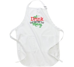 Eat Drink And Be Merry Holiday Season Christmas Apron Eat Drink And Be Merry Holiday Season Christmas Apron