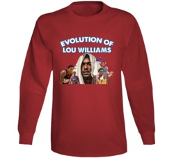 Lou Williams Evolution Los Angeles C Basketball Fan Long Sleeve