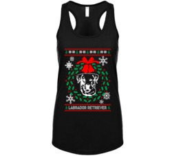 Labrador Retriever Christmas Wreath Dog Lovers Ugly Christmas Womens T Labrador Retriever Christmas Wreath Dog Lovers Ugly Christmas Womens T