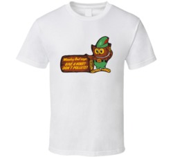 Woodsy Owl United States Forest Service Mascot T Shirt Woodsy Owl United States Forest Service Mascot T Shirt