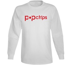 Popchips Most Popular Potato Chip Brand Snack Food Lovers Long Sleeve Popchips Most Popular Potato Chip Brand Snack Food Lovers Long Sleeve