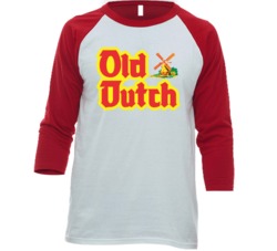 Old Dutch Most Popular Potato Chip Brand Snack Food Lovers Raglan T Sh Old Dutch Most Popular Potato Chip Brand Snack Food Lovers Raglan T Sh