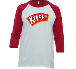Kryzpo Most Popular Potato Chip Brand Snack Food Lovers Raglan T Shirt Kryzpo Most Popular Potato Chip Brand Snack Food Lovers Raglan T Shirt
