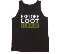 Explore Loot Survive Battle Royal Video Gamers Tanktop Explore Loot Survive Battle Royal Video Gamers Tanktop