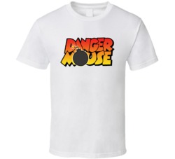Danger Mouse Bomb Retro 80s Cartoon Fan T Shirt