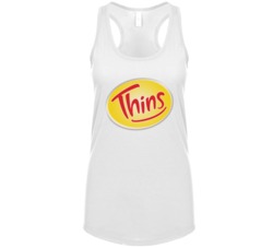 Thins Most Popular Potato Chip Brand Snack Food Lovers Womens Tanktop Thins Most Popular Potato Chip Brand Snack Food Lovers Womens Tanktop