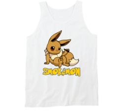 Pokemon Eevee Smokemon Funny Weed Smoking Parody Tanktop Pokemon Eevee Smokemon Funny Weed Smoking Parody Tanktop
