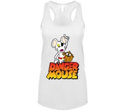 Danger Mouse 80s Retro Tv Show Fan Womens Tanktop