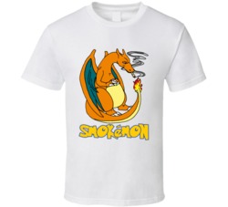 Charizard Smokemon Weed Smoking Pokemon Character T Shirt Charizard Smokemon Weed Smoking Pokemon Character T Shirt