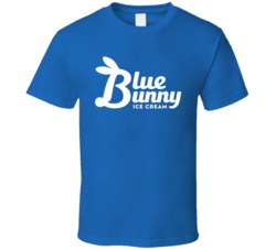 Blue Bunny Ice Cream Logo Cool T Shirt Blue Bunny Ice Cream Logo Cool T Shirt