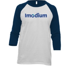 Imodium Best Over The Counter Medication Logo Raglan T Shirt