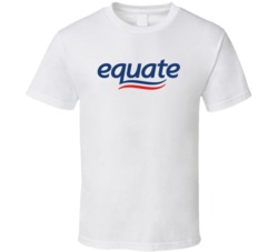 Equate Best Over The Counter Medication Logo T Shirt Equate Best Over The Counter Medication Logo T Shirt