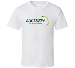 Excedrin Best Over The Counter Medication Logo T Shirt Excedrin Best Over The Counter Medication Logo T Shirt