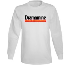 Dramamine Best Over The Counter Medication Logo Long Sleeve Dramamine Best Over The Counter Medication Logo Long Sleeve