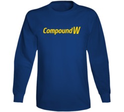 Compound W Best Over The Counter Medication Logo Long Sleeve Compound W Best Over The Counter Medication Logo Long Sleeve