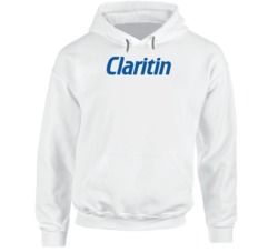 Claritin Best Over The Counter Medication Logo Hoodie Claritin Best Over The Counter Medication Logo Hoodie
