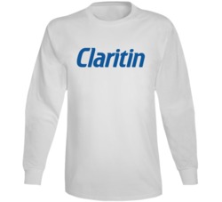 Claritin Best Over The Counter Medication Logo Long Sleeve Claritin Best Over The Counter Medication Logo Long Sleeve