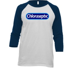 Chloraseptic Best Over The Counter Medication Logo Raglan T Shirt Chloraseptic Best Over The Counter Medication Logo Raglan T Shirt